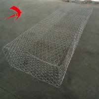 Heavy Zinc Coated Galvanized Steel Gabion Baskets / Gabion Box Wire Fencing